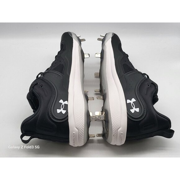 Under Armour Glyde MT Metal‎ Black Womens Softball Cleats 3024328 001 Size 11.5 - Picture 5 of 9